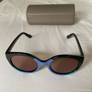 BCBG Maxazria blue and green Sunglasses. Used in mint condition.